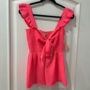 Rose and gray beautiful top size XL